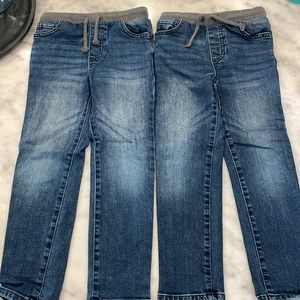 2 pairs of Boys Tucker and Tate- Pull on Jeans- Size 6